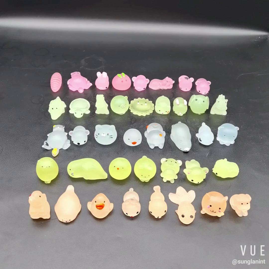 mochi squishy glow in the dark